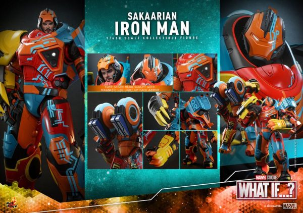 Tu tienda en línea de licencia oficial HOT TOYS TMS122 1 6 WHAT IF...? SAKAARIAN IRON MAN Venta en línea - Imagen 5