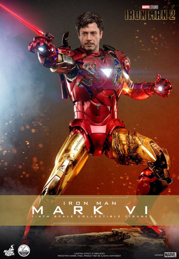 Compradores: Compra HOT TOYS QS025 1 4 IRON MAN 2 IRON MAN MARK VI En oferta
