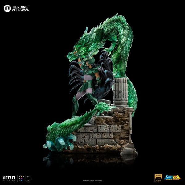 Compra profesional y con licencia Iron Studios Saint Seiya Estatua 1 10 Deluxe Art Scale Dragon Shiryu 38 cm Con descuento - Imagen 3