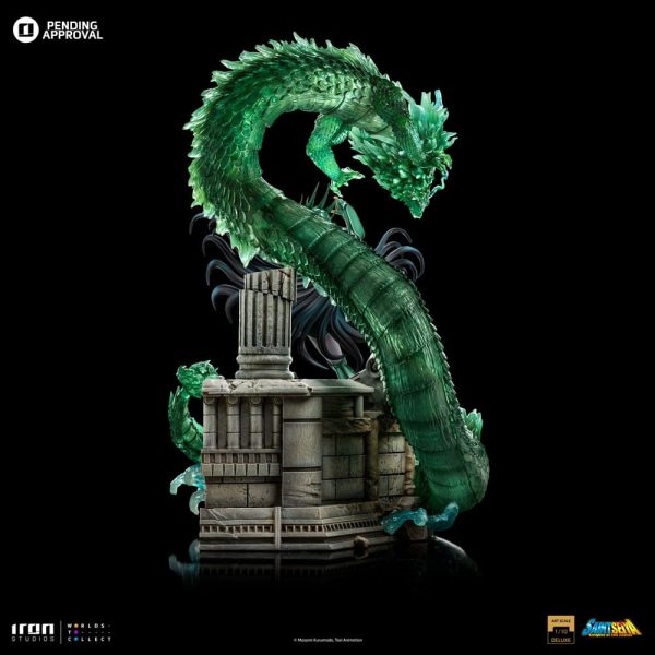 Compra profesional y con licencia Iron Studios Saint Seiya Estatua 1 10 Deluxe Art Scale Dragon Shiryu 38 cm Con descuento - Imagen 5