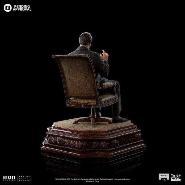 Lo mejor auténtico del mundo ESTATUA Iron Studios - The Godfather Don Vito Corleone 1 10 Con descuento - Imagen 2