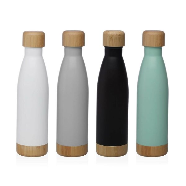 Ofrecemos los mejores precios en lo mejor de Botella de Agua Versa Gris Acero 500 ml 7 x 27 x 7 cm En oferta - Imagen 3