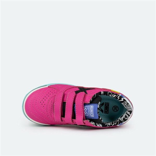 Bienvenido a comprar Zapatillas de Fútbol Sala para Niños Munich G-3 Kid Vco Profit Rosa oscuro Rebajas - Imagen 4