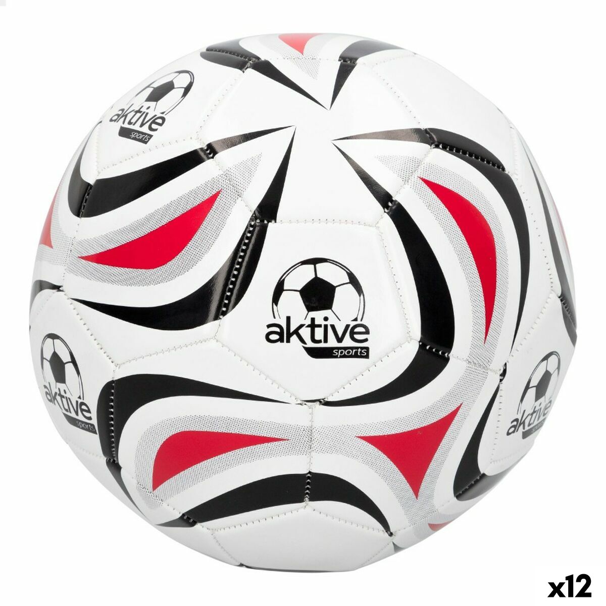 Encuentra tu favorito Balón de Fútbol Aktive 5 Ø 22 cm Blanco PVC (12 Unidades) Venta caliente en línea