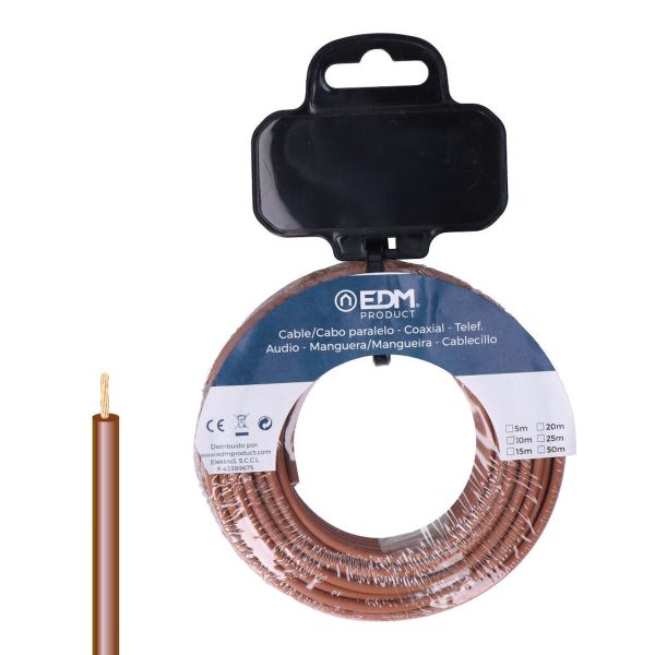 ¿Dónde compras? Cable Eléctrico Unifilar EDM 28584 Marrón 20 m h07z1-k En oferta