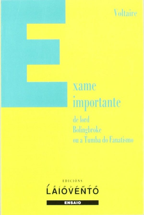 Compra nuestra enorme colección de EXAME IMPORTANTE DE LORD BOLINGBROKE OU A TUMBA DO FANATISMO Oferta