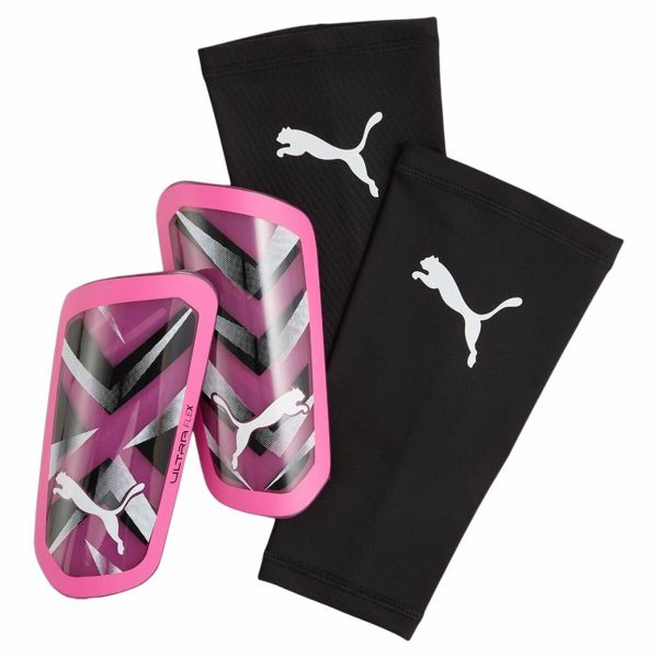 Auténtico, oficial y original Espinilleras de Fútbol Puma ULTRA Flex leeve Poison Rosa Rosa oscuro Venta caliente en línea