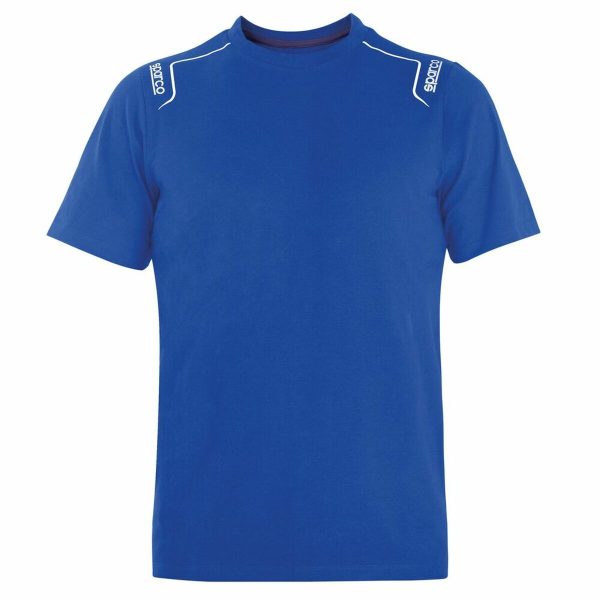Compra en la tienda oficial en línea de Camiseta de Manga Corta Sparco TECH STRETCH Azul XXL Venta en línea