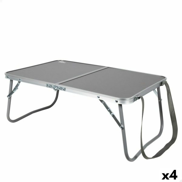 Aquí en comprar Mesa Plegable Aktive Camping Antracita 60 x 25 x 40 cm (4 Unidades) Oferta