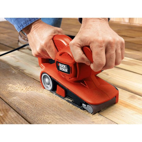 Consigue el oficial Lijadora de banda Black & Decker KA86-QS 720 W 75 x 150 mm En oferta - Imagen 3
