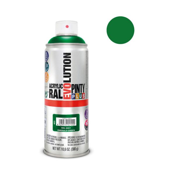 Compra para Pintura en spray Pintyplus Evolution RAL 6001 400 ml Verde Esmeralda Barato - Imagen 2
