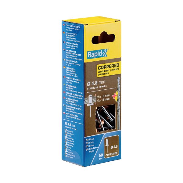 Compra para Remaches Rapid 5001467 Broca Ø 4,8 x 12 mm Cobre Aluminio (50 Unidades) Rebajas - Imagen 2
