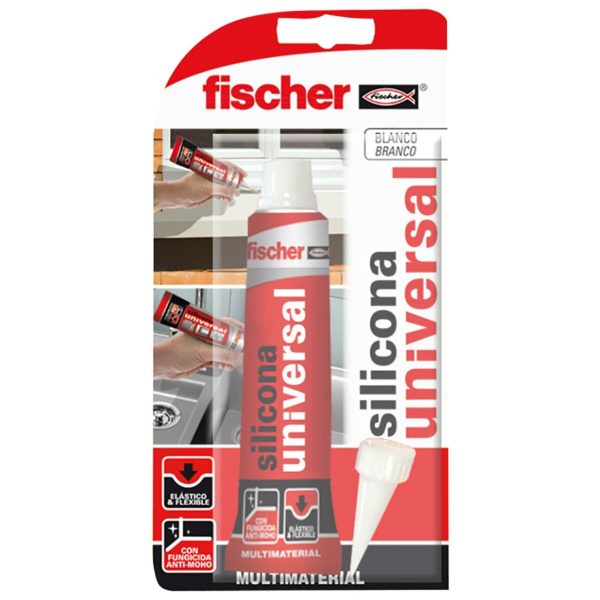 Vendemos lo mejor Silicona Fischer 98718 Universal Blanco 50 ml Moda